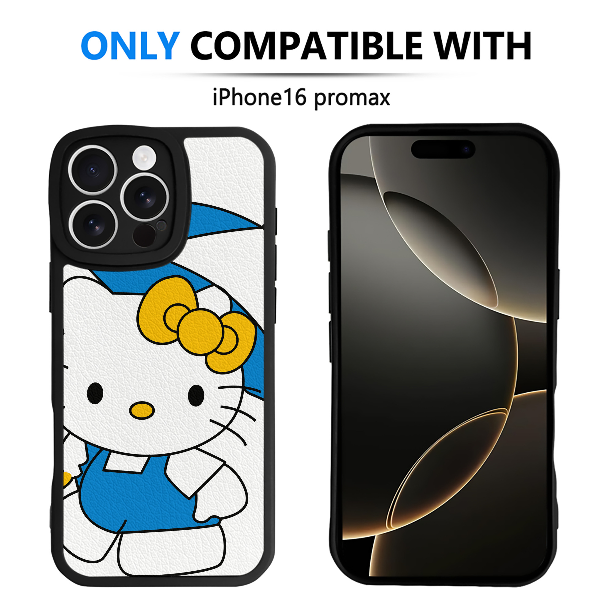 （画像用） Hello Kitty ハローキティ 【iPhone 16シリーズ対応】シリコンスマホケース（レザー調） 材質：シリコン